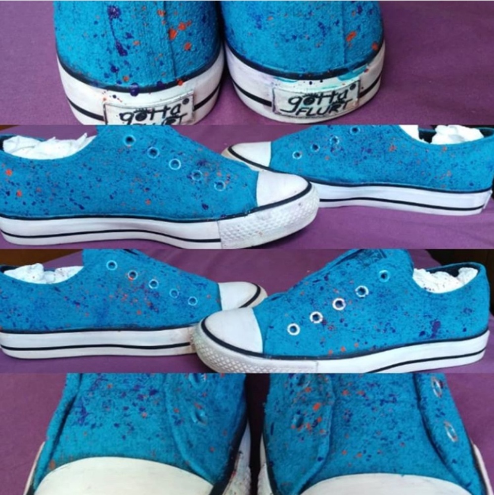 90's kid slip ons custom shoes